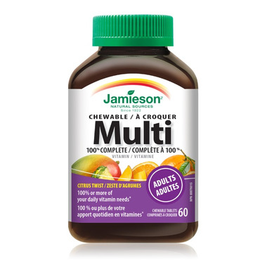 Jamieson Multi 100% Complete Vitamin Chewable Jamieson Multi 100% Complete Vitamin Chewable