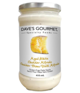 Dave's Gourmet Gluten Free Pasta Sauce Aged White Cheddar Alfredo 