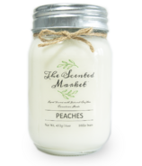 The Scented Market Soy Wax Candle Peaches