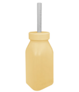 Minikoioi Bottle and Straw Mellow Yellow/Powder Grey