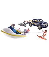 Playmobil Family Fun Pick-Up with Speedboat