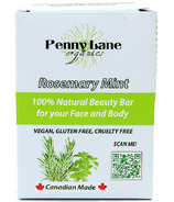 Penny Lane Organics 100% Natural Beauty Bar Rosemary Mint