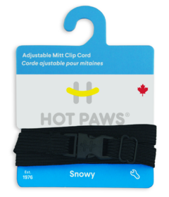 Hot Paws Adjustable Mitt Clip Cord Black
