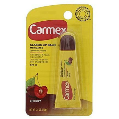 Carmex Lip Balm Cherry Flavour Squeeze Tube Carmex Lip Balm Cherry Flavour Squeeze Tube
