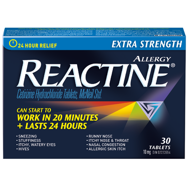 Reactine Extra Strength 30 Tablets Reactine Extra Strength 30 Tablets