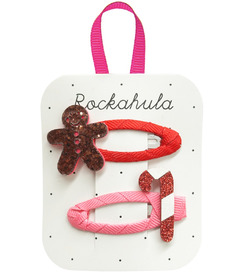 Rockahula Kids Gingerbread and Candy Cane Clips