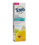 Tom's Of Maine Botanically Bright Whitening Toothpaste Peppermint (dentifrice blanchissant à la menthe poivrée)