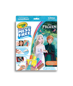 Crayola Disney Frozen ll Colour Wonder Mess-Free Glitter Paper Markers Kit