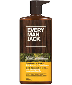Every Man Jack 2-in-1 Shampoo & Conditioner Sandalwood Teak