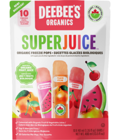 DeeBee's Organics SuperJuice Organic Freezie Pops