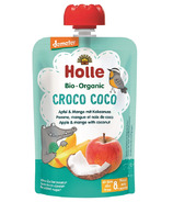 Holle Organic Pouch Croco Coco Apple & Mangue avec noix de coco