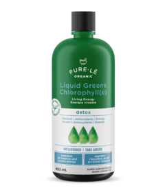 Pure-le Organic Liquid Greens Chlorophyll Unflavoured Detox