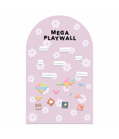 Cherrypick Magic Playwall Arch Magnetic Wall Decal for Kids Mega Size Daisy