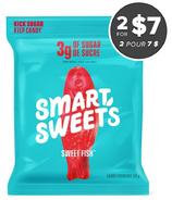 SmartSweets Poisson doux aux baies en sachet 2 pour 7 $.