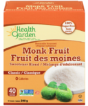 Health Garden Classic Monk Fruit Sweetener Blend Packets