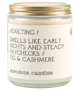 Anecdote Candles Adulting Jar Candle