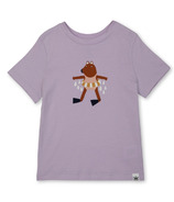 Rise Little Earthling Short Sleeve Crew Neck Shirt Lilac