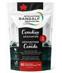 Gandalf Canadian Grown Astaxanthin Capsules 4mg