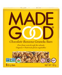 MadeGood Barres de granola biologiques, chocolat et banane