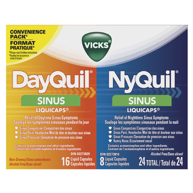 Vicks Dayquil Nyquil Sinus Combo Liquicaps Vicks Dayquil Nyquil Sinus Combo Liquicaps