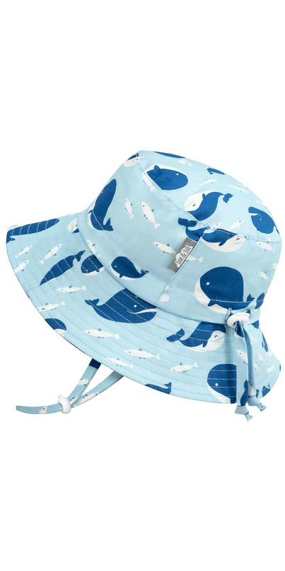 Jan \u0026 Jul Cotton Bucket Hat Blue Whale 