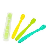 Re-Play Infant Spoons with Travel Case Aqua