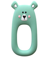 Little Cheeks Bear Silicone Teether Mint