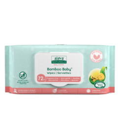 Aleva Naturals Bamboo Baby Wipes Sensitive Fragrance Free