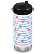 Klean Kanteen TKWide Bottle with Twist Cap Heart Stripe