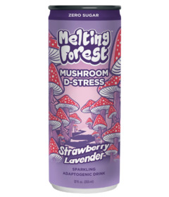 Melting Forest Mushroom D-Stress Drink Strawberry Lavender