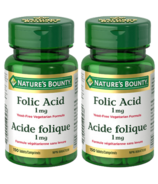 Nature's Bounty Folic Acid 1mg Bundle