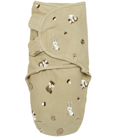 Meyco Baby SwaddleMeyco Forest Animals Sand