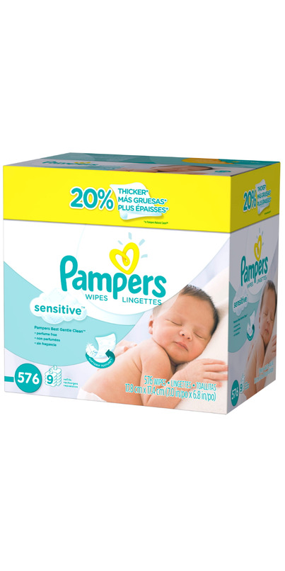 pampers sensitive wipes price