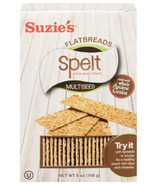 Suzie's Flat Bread Crackers Spelt Multiseed