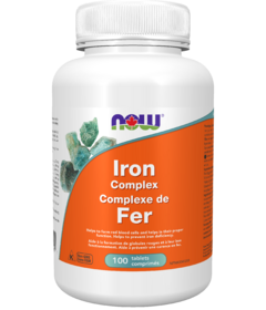 NOW Foods Iron Complex Tablets