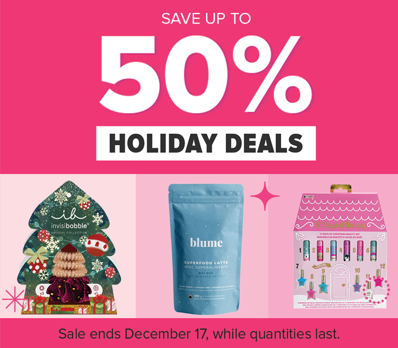 Save up to 50% on Holiday Deals
