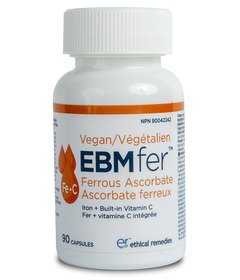 EBMfer Iron Ascorbate Veggie Capsules