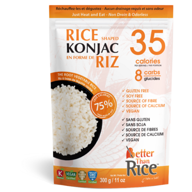 Riz de konjac sans gluten Haiku