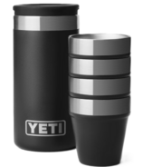 YETI Shot Glasses & Case Black