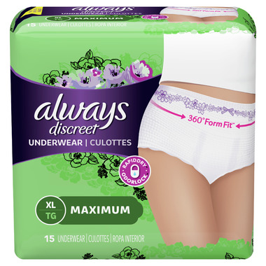Buy Always Discreet for Sensitive Skin Underwear Maximum Plus  Fragrance-Free at