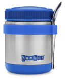 Yumbox Neptune Blue Zuppa with Spoon and Silicone Band