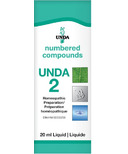 UNDA Numbered Compounds UNDA 2 Homeopathic Preparation 