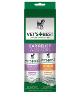 Vet's Best Dog Ear Relief Wash + Dry Pack