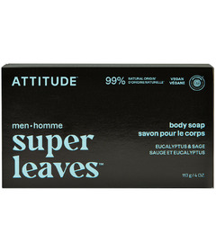 ATTITUDE Super Leaves Men Body Soap Eucalyptus & Sage