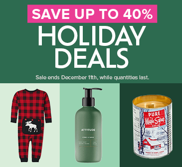 Save up to 40% on Holiday Deals