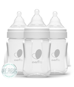 Evenflo Balance+ Wide 6oz Glass Bottle 3 Pack