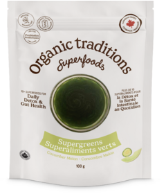 Organic Traditions Supergreens Cucumber Melon