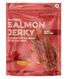 SeaChange Seafoods Wild Keta Salmon Jerky Chili Maple