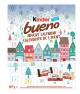 Calendrier de l'Avent des fêtes pour le chocolat Kinder Bueno