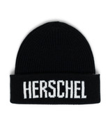Herschel Supply Polson Knit Logo Beanie Noir